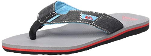 Quiksilver Molokai Abyss Youth, Zapatos de Playa y Piscina Niños, Negro (Black/Grey/Black Xksk), 34 EU