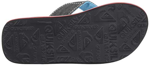 Quiksilver Molokai Abyss Youth, Zapatos de Playa y Piscina Niños, Negro (Black/Grey/Black Xksk), 34 EU