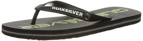 Quiksilver Molokai Art, Flip-Flop para Hombre, Black/Green/Black, 43 EU