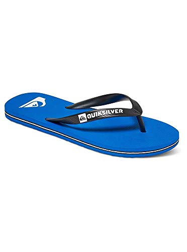 Quiksilver Molokai-Flip-Flops For Men, Zapatos de Playa y Piscina para Hombre, Negro (Negro/(Xkbk Black/Blue/Black) Xkbk), 44 EU