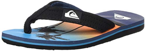 Quiksilver Molokai Layback Youth, Zapatos de Playa y Piscina Hombre, Multicolor (Black/Blue/Blue Xkbb), 36 EU