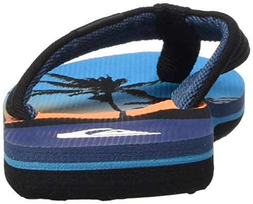 Quiksilver Molokai Layback Youth, Zapatos de Playa y Piscina Hombre, Multicolor (Black/Blue/Blue Xkbb), 36 EU
