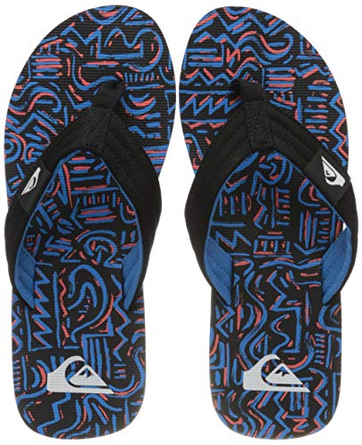 Quiksilver Molokai Layback, Zapatos de Playa y Piscina Hombre, Negro (Black Xkkb), 42 EU