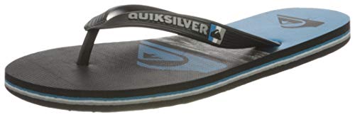 Quiksilver Molokai Panel, Chanclas Hombre, Black Blue Black, 42 EU