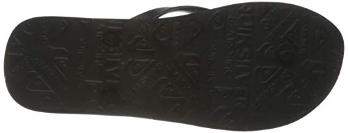 Quiksilver Molokai Panel, Chanclas Hombre, Black Blue Black, 42 EU