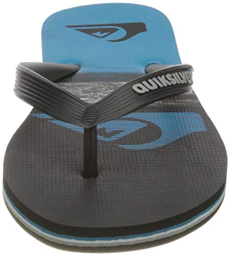 Quiksilver Molokai Panel, Chanclas Hombre, Black Blue Black, 42 EU
