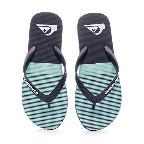 Quiksilver Molokai Tijuana, Zapatos de Playa y Piscina Hombre, Azul (Blue/Blue/Green Xbbg), 46 EU