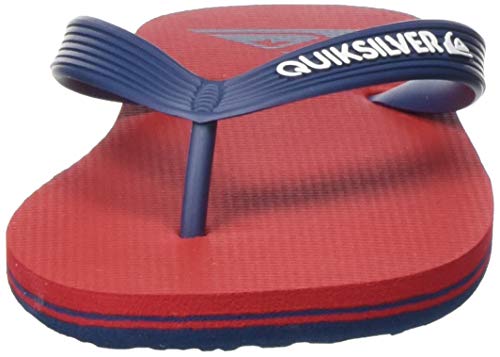 Quiksilver Molokai Youth, Zapatos de Playa y Piscina para Niños, Multicolor (Red/Blue/Red Xrbr), 35 EU