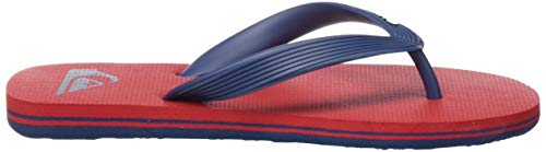 Quiksilver Molokai Youth, Zapatos de Playa y Piscina para Niños, Multicolor (Red/Blue/Red Xrbr), 35 EU