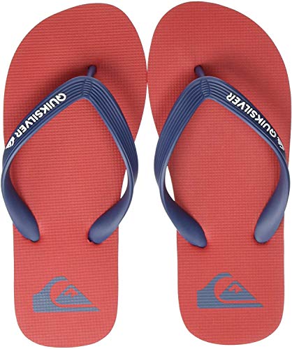 Quiksilver Molokai Youth, Zapatos de Playa y Piscina para Niños, Multicolor (Red/Blue/Red Xrbr), 35 EU
