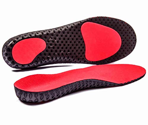 Quinone Plantillas ortopédicas, soporte deportivas plantillas, para ayudar a reducir el dolor en el talón, fascitis plantar, rodilla/dolor de espalda y tendinitis de Aquiles (EUR M (40-43))