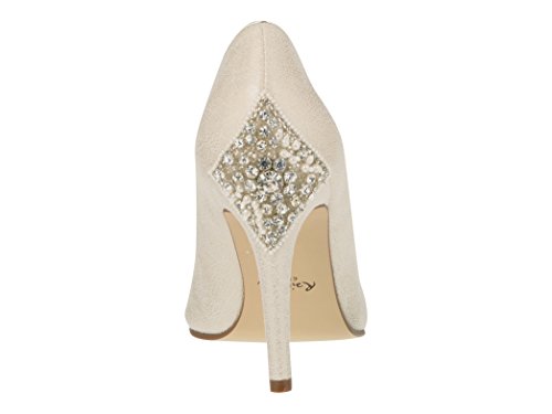 Rainbow Club Natala Stiletto Ivory Champagne - Zapatos de novia, color Marfil, talla 41 EU