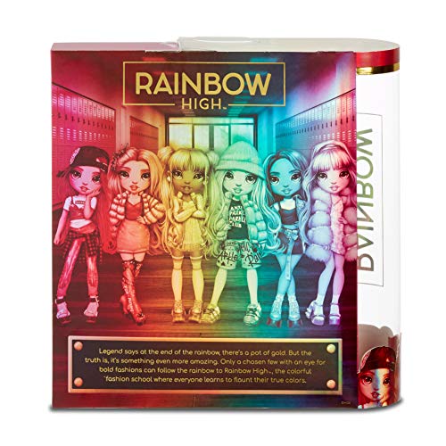 Rainbow High Muñecas de Moda Coleccionables - Ropa de Diseñador, Accesorios y Soporte - Jade Hunter - Rainbow High Series