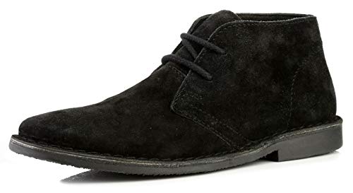 Red Tape Gobi Suede, Botas para Hombre, Negro (Black), 42 EU