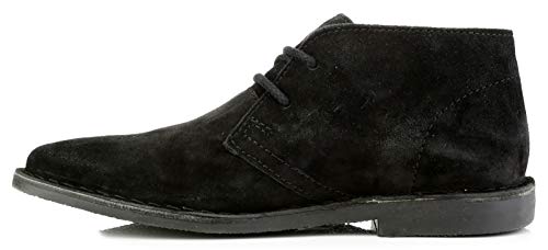 Red Tape Gobi Suede, Botas para Hombre, Negro (Black), 42 EU