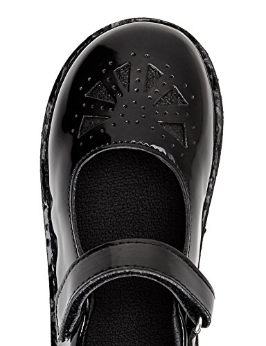 RED WAGON Zapato Calado con Tira de Velcro para Niña, Negro (Black), 21.5 EU