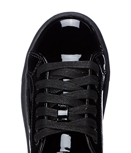 REDWAGON Zapatillas de Charol para Niñas, Negro (Black Patent), 30.5 EU