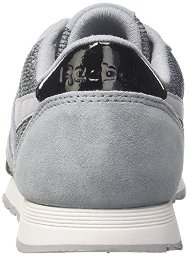 Reebok Cl Nylon, Zapatillas de Deporte Mujer, Gris (Cozy/Meteor Gry/Cloud Gry/White/Black), 36 EU