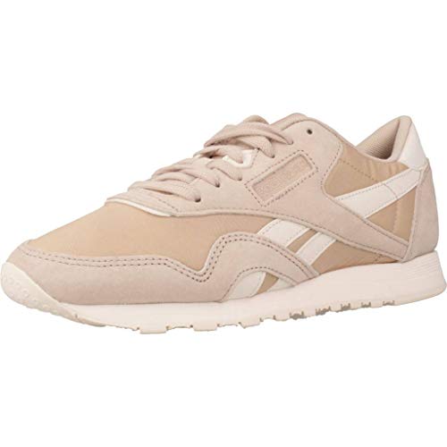 Reebok Cl Nylon, Zapatillas de Deporte para Mujer, Multicolor (Seasonal/Bare Beige/Pale Pink 000), 38 EU