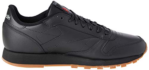Reebok Classic Leather, Zapatillas de Deporte Hombre, Negros, 43 EU