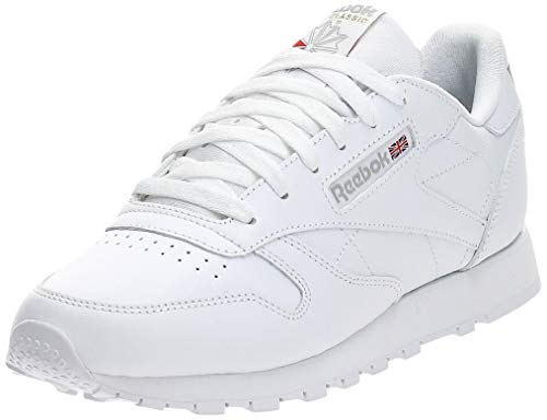 Reebok Classic Leather - Zapatillas de Running, Mujer, Blanco (Intense White), 38 EU / 5 UK / 7.5 US