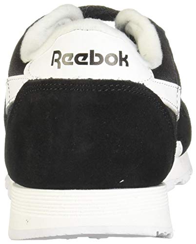 Reebok Classic Nylon, Sneaker Mujer, Black/Black/White, 37 EU