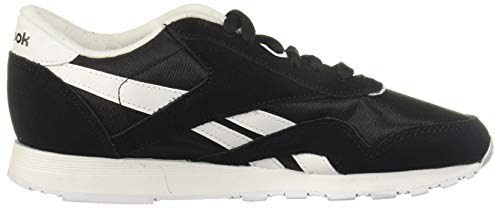 Reebok Classic Nylon, Sneaker Mujer, Black/Black/White, 38.5 EU