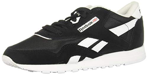 Reebok Classic Nylon, Sneaker Mujer, Black/Black/White, 38.5 EU