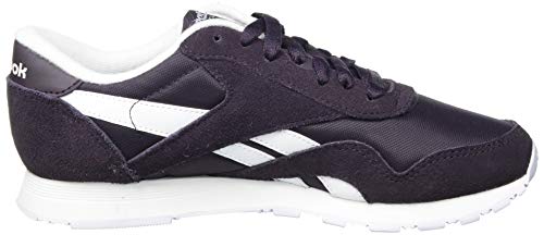 Reebok Classic Nylon, Sneaker Mujer, Midnight Shadow/White/White, 39 EU