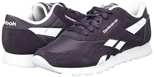 Reebok Classic Nylon, Sneaker Mujer, Midnight Shadow/White/White, 42 EU