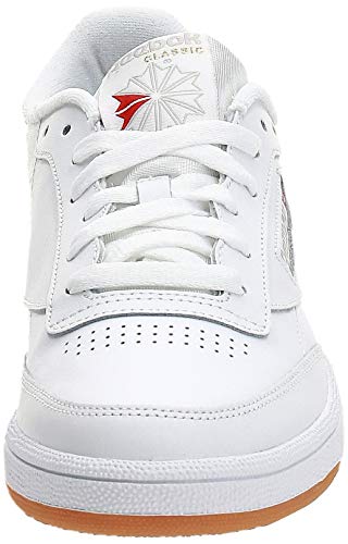 Reebok Club C 85, Zapatillas para Mujer, Weiss (White/Light Grey/Gum 0), 38 EU