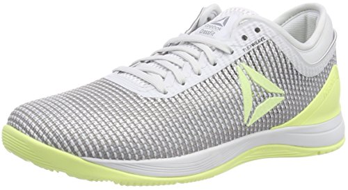 Reebok R Crossfit Nano 8.0, Zapatillas de Deporte para Mujer, Blanco (Spirit White/Cool Shadow/White/Lemon Zest Spirit White/Cool Shadow/White/Lemon Zest), 35.5 EU