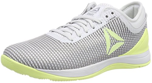 Reebok R Crossfit Nano 8.0, Zapatillas de Deporte para Mujer, Blanco (Spirit White/Cool Shadow/White/Lemon Zest Spirit White/Cool Shadow/White/Lemon Zest), 35.5 EU