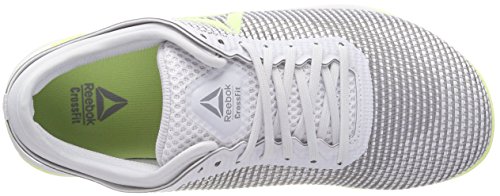 Reebok R Crossfit Nano 8.0, Zapatillas de Deporte para Mujer, Blanco (Spirit White/Cool Shadow/White/Lemon Zest Spirit White/Cool Shadow/White/Lemon Zest), 35.5 EU