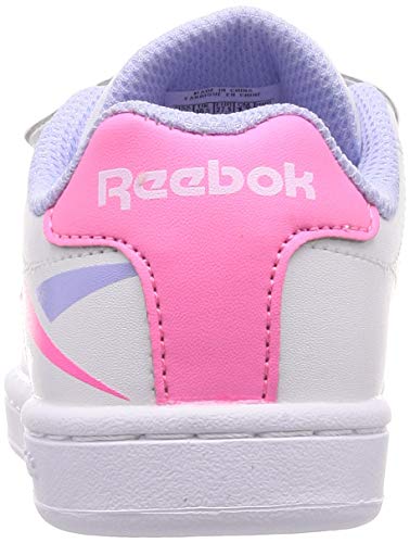 Reebok RBK Royal Complete CLN 2.0 3V, Zapatillas de Deporte, Blanco/Blanco/LILGLW, 32 EU