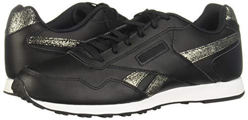 Reebok Royal Glide LX, Zapatillas de Trail Running Hombre, Multicolor (Black/Gold Met/White 000), 40 EU