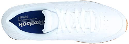 Reebok Royal Glide Ripple Clip, Zapatillas Clasicos Hombre, Blanco (White/Gum), 42.5 EU