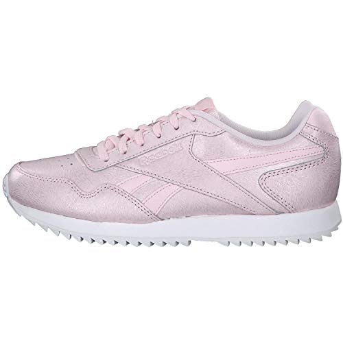 Reebok Royal Glide Ripple, Zapatillas de Trail Running para Mujer, Multicolor (Porcelain Pink/White 000), 38 1/3 EU