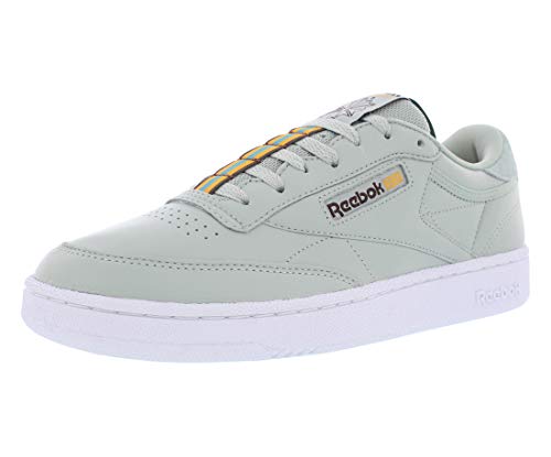 Reebok Tenis Club C 85 Hombre Sea, azul (Aerosol de mar/Blanco/Lush Earth/Gold/Mineral Dust), 44.5 EU