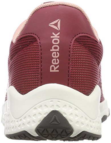 Reebok Trainflex 2.0, Zapatillas de Deporte Mujer, Rojo (Urban Maroon/Chalk Pink/Chalk/Coal 000), 38 EU