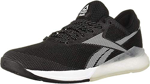 Reebok - Zapatillas de CrossFit Nano 9 para mujer, Negro (Negro/Blanco/Plateado), 42 EU