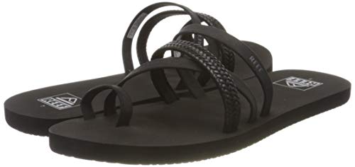 Reef Bliss Moon, Chanclas para Mujer, Negro, 40 EU