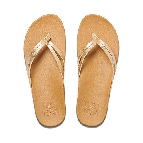 Reef Cushion Spring Joy, Chanclas Mujer, champán, 42.5 EU