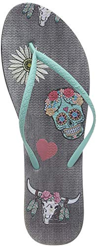 Reef Escape Lux Prints, Chanclas Mujer, Beige (Cali Dream Cae), 38.5 EU