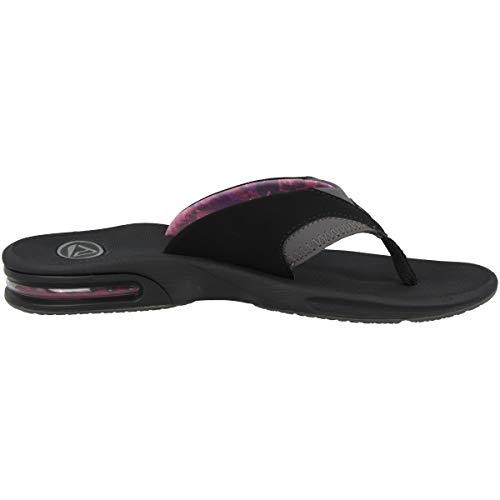 Reef Fanning, Chanclas Mujer, Multicolor (Black/Grey Bla), 40 EU