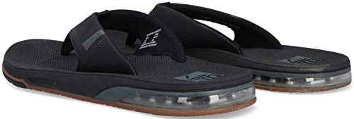 Reef Fanning Low, Chanclas Hombre, Negro, 42