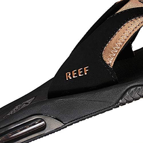 Reef Fanning Sandalia para mujer, color Negro, talla 37 EU