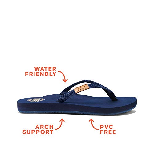 Reef Ginger, Chanclas Mujer, Navy, 36