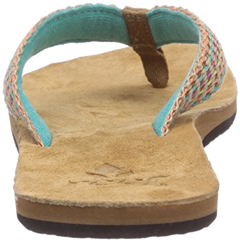 REEF Gypsylove, Chanclas Mujer, Multicolor (TEAL TEA), 41 EU