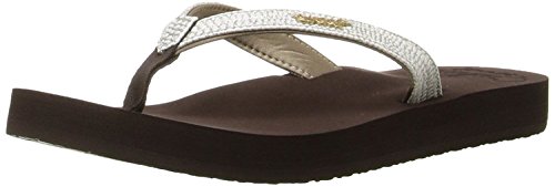 Reef Reef Star Cushion Sassy - Chanclas para mujer, Marrón (Brown / White), 40 EU